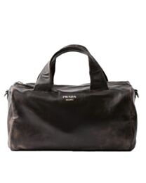 Prada Small Nappa Leather Duffle Bag 2VC046 Dark Coffee