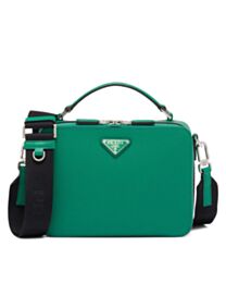 Prada Medium Prada Brique Saffiano Leather Bag 2VH069 