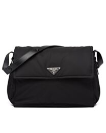 Prada Re-Nylon Large Padded Shoulder Bag 1BD256 Black 1
