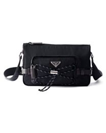 Prada Speedrock Re-Nylon and Leather Shoulder Bag