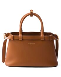 Prada Small Leather Handbag With Belt 1BA418 