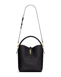 Saint Laurent LE 5A7 Leather Bucket Bag