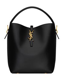 Saint Laurent Le 37 In Shiny Leather Black