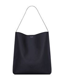 Saint Laurent Bold Hobo Bag In Smooth Leather 819623 Black