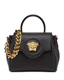 Versace La Medusa Small Handbag Black