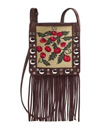 Valentino Garavani Small Tassel Shoulder Bag Dark Coffee