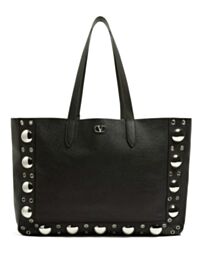 Valentino Garavani Nellcote Shopping Bag Black