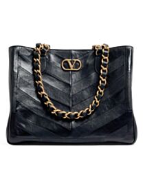 Valentino Garavani Laseine Shopping Bag Black