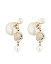 Christian Dior Women's Dior Tribales Earrings White