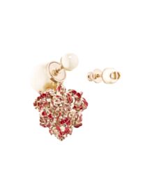 Christian Dior Women's Dior Tribales Earrings Red