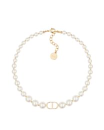 Christian Dior Women's 30 Montaigne Choker White