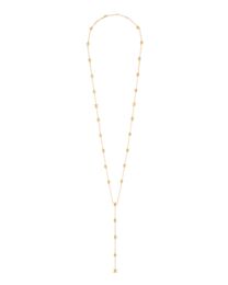 Celine Women's Triomphe Folk Beads Sautoir In Brass With Gold Finish Golden