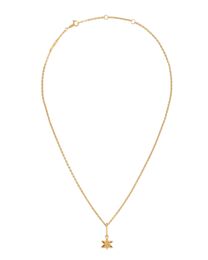 Celine Women's Triomphe Solitaire Necklace In Brass With Gold Finish Golden