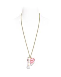 Chanel Women's Long Pendant Necklace ABC787 Pink