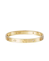 Cartier Love Bracelet,4 Diamonds Golden