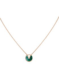 Cartier Women's Amulette De Cartier Necklace, XS Model Green