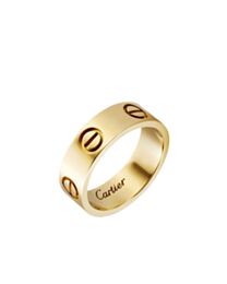 Cartier Women's Love Ring 18k Yellow Gold Golden