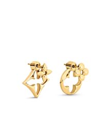 Louis Vuitton Women's LV Flowergram Earrings Golden