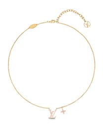 Louis Vuitton Women's LV Iconic Enamel Necklace Pink