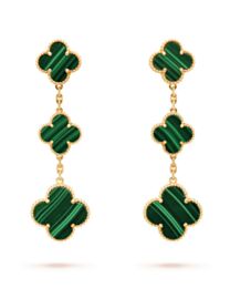 Van Cleef & Arpels Magic Alhambra Earrings Green