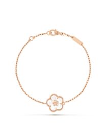 Van Cleef & Arpels Women's Lucky Spring Bracelet, Plum Blossom Red