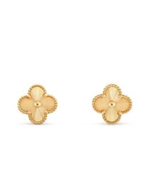 Van Cleef & Arpels Women's Vintage Alhambra Earrings Golden
