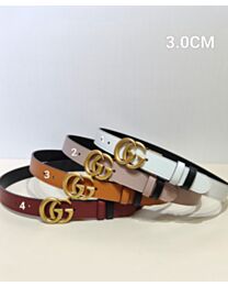 Gucci Women's Double G buckle belt
