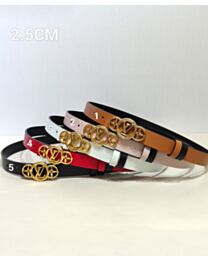 Louis Vuitton Women's Logo Buckle Belt