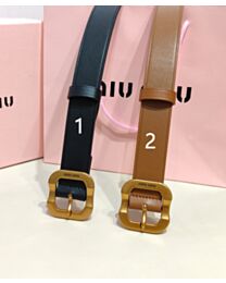 Miumiu Women's PU leather belt