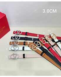 Valentino Women's PU VLOGO SIGNATURE Crystal-Inspired Decorative Belt