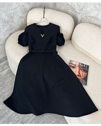 Valentino Women's Floral Dress Black