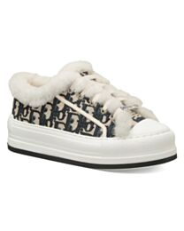 Christian Dior Women's Walk N Dior Platform Sneaker Dark Blue