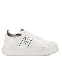 Christian Dior Women's Star Platform Sneaker White