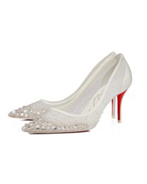 Christian Louboutin Women's Miss Z Sparkling White