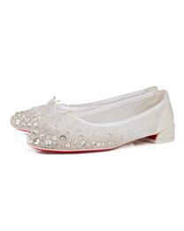 Christian Louboutin Women's Sweetie Jane Sparkling White