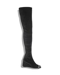 Chanel Women's Thigh Boots G46564 Black