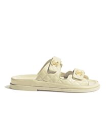 Chanel Women's Mules G45507 Cream
