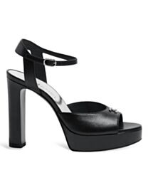 Chanel Women's Sandals Golden G47029 Black