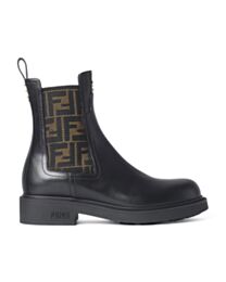 Fendi Women's Filo Chelsea Boots 8T8576 Black