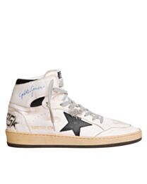 Golden Goose Unisex Sky-Star Sneakers In Nappa Leather With Leather Star And Heel Tab 