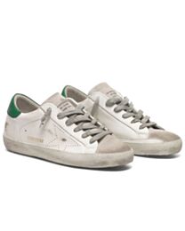 Golden Goose Unisex Superstar sneakers in leather with perforated star White