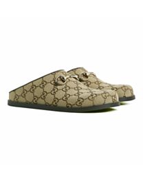 Gucci Women's Mule With Horsebit 837130 Aprciot