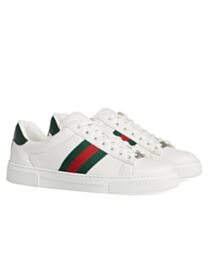 Gucci Unisex Ace Sneaker With Web 757892 White