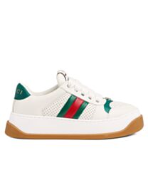 Gucci Unisex Screener Trainer With Web 771880 Green