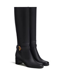 Hermes Women's Justine 50 Boot 242003 Black