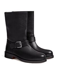 Hermes Women's Leo Ankle Boots 252092 Black