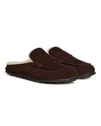 Hermes Women's Mix Mule 261950 Dark Coffee