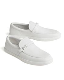 Hermes Unisex Like Loafer 252926 White