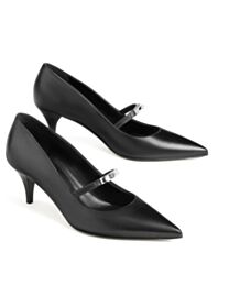 Hermes Women's Majeste 60 Pump 261046 Black
