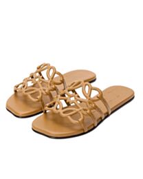 Loewe Petal Anagram Mules Made Of Soft Calfskin